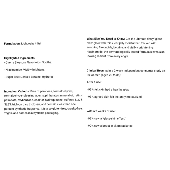 🎉3•$13/4•$16🎉 INNISFREE Cherry Blossom Glow Jelly Cream - Picture 7 of 9